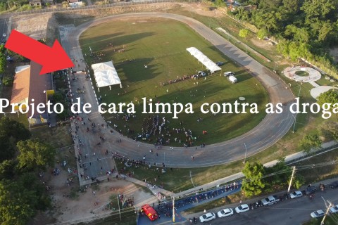 Final do Projeto Festival Cara Limpa Contra as Drogas. Na vila Olímpica de Barra do Garças MT