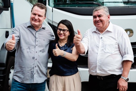 *Agricultura Familiar de Barra do Garças recebe novo caminhão para reforçar a frota*