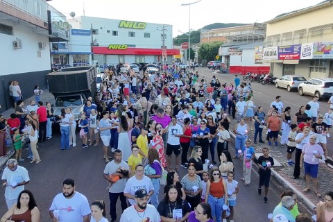 Procissão da semana Santa em Barra do Garças.