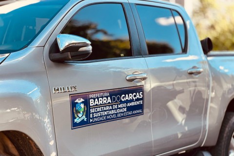 Prefeitura de Barra do Garças agora conta com veículo exclusivo para atender às demandas do programa “Bem-estar Animal
