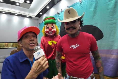Um dos shows mais esperado pelas crianças e adultos foi o do Dj. Jiraya Uai na cidade de bom Jardim Goiás