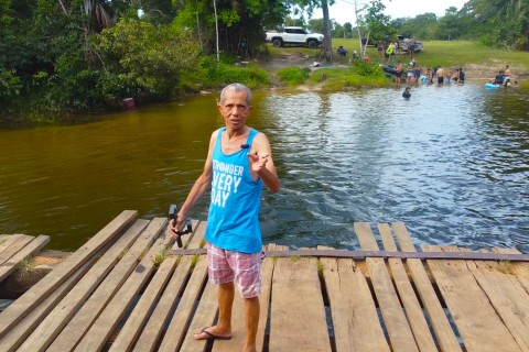 JP leva vocês a conhecerem um dos pontos turísticos de Montes Claros de Goiás. Ponte Alta em Registro do Araguaia.