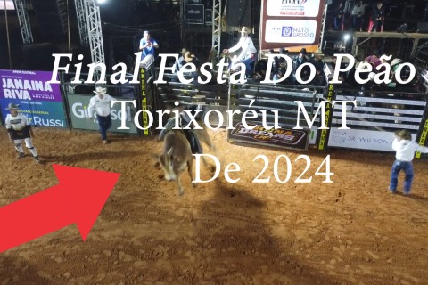 Veja a montaria completa no final da Festa do Peão de Torixoréu de 2024. Compartilhe inscreva canal