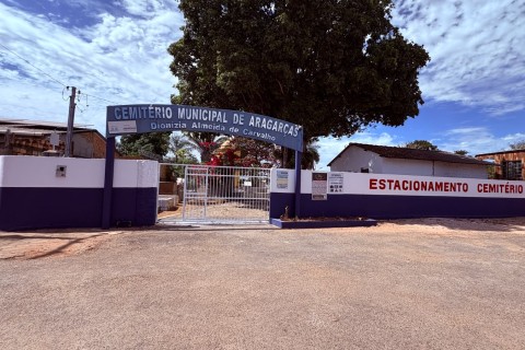 *Gestão realiza melhorias no Cemitério Municipal de Aragarças para reforçar segurança e atendimento*