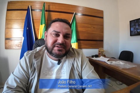 JP fala com o Prefeito de General Carneiro João Filho sobre as ações que vem acontecendo na cidade.
