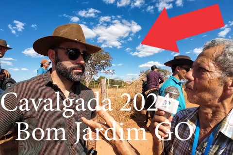 Veja a maior cavalgada em comemoração a São João Batista do Estado de Goiás. No maior São João do Goiás