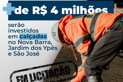 NFRAESTRUTURA URBANA: Bairros de Barra do Garças recebem investimento de mais de R$ 4 milhões para construção de calçadas