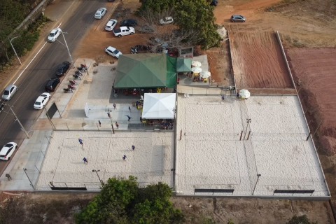 Liga Esportiva de Barra do Garças a travês do Governo do Estado de Mato Grosso realiza Futvolei