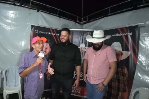 Mega Show de Wender e Falcão na Festa do Peão de Araguaiana MT de 2024