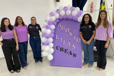*Agosto Lilás leva conscientização sobre violência contra a mulher a estudantes de Aragarças*
