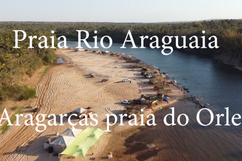 Praia no rio Araguaia ainda e destaque na região de Aragarças, Pontal do Araguaia e Barra do Garças.