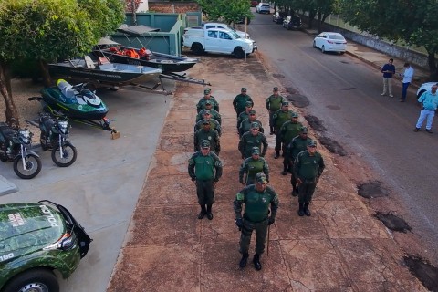 Aconteceu nesta ultima sexta feira. A troca de comando da Policia Militar Florestal de Barra do Garças.