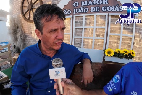 JP fala com Prefeito de Bom Jardim de Goiás sobre o Maios São João de Goias e as grades de Shows. Inscreva se no canal do JP
