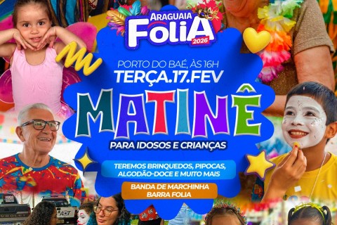 *Matinê do Carnaval Araguaia Folia garante diversão para todas as idades em Barra do Garças*