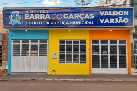 *Prefeitura de Barra do Garças reinaugura Biblioteca Municipal Valdon Varjão* 📚✨✅