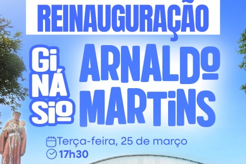 Prefeitura de Barra do Garças reinaugura Ginásio de Esportes Arnaldo Martins, nesta terça (25)